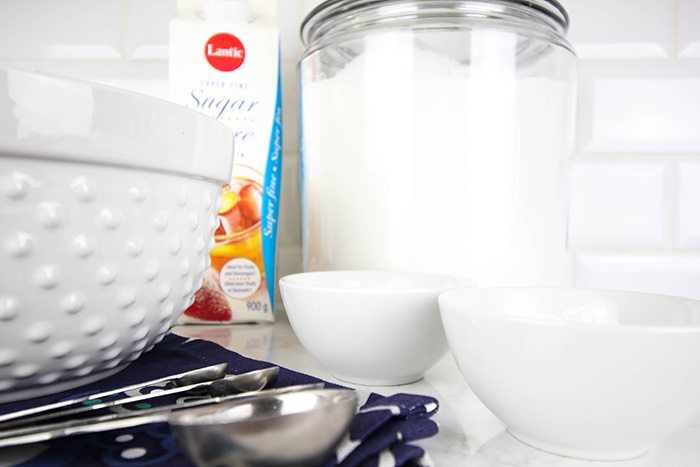 How to make your own cake mix at home instead of buying it in those little boxes!
