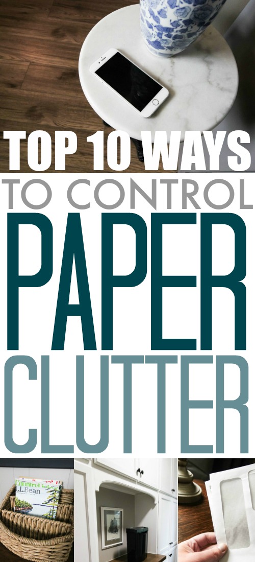 Clever, straightforward tips for helping you finally get rid of your paper clutter problem for good!