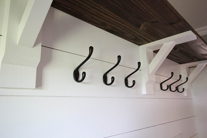 The trick to hanging your hooks in a perfectly straight row!