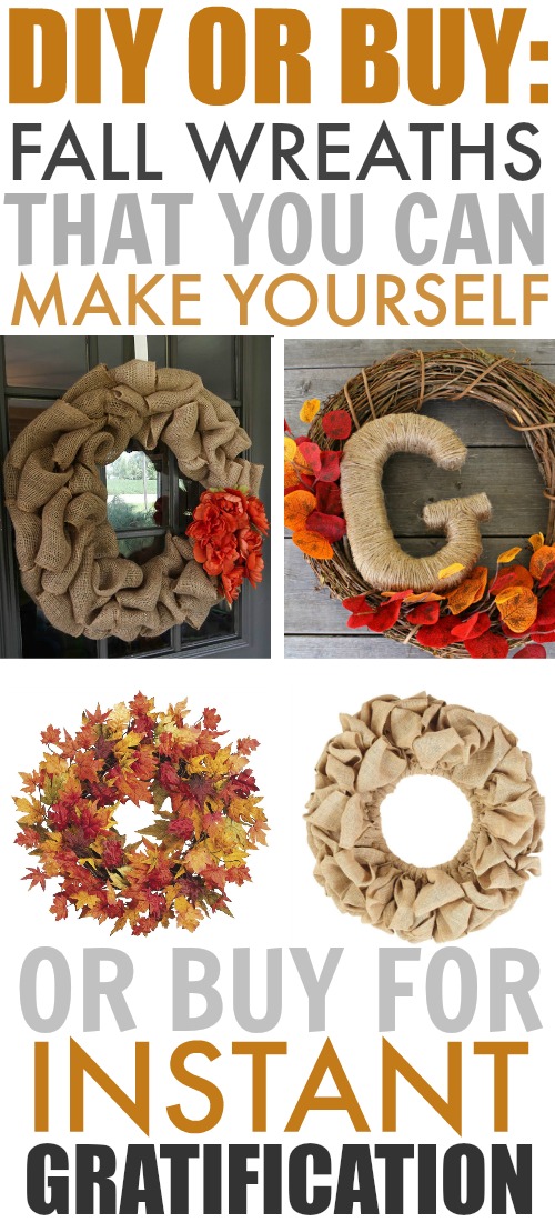 Gorgeous Fall Wreaths: DIY or Buy!