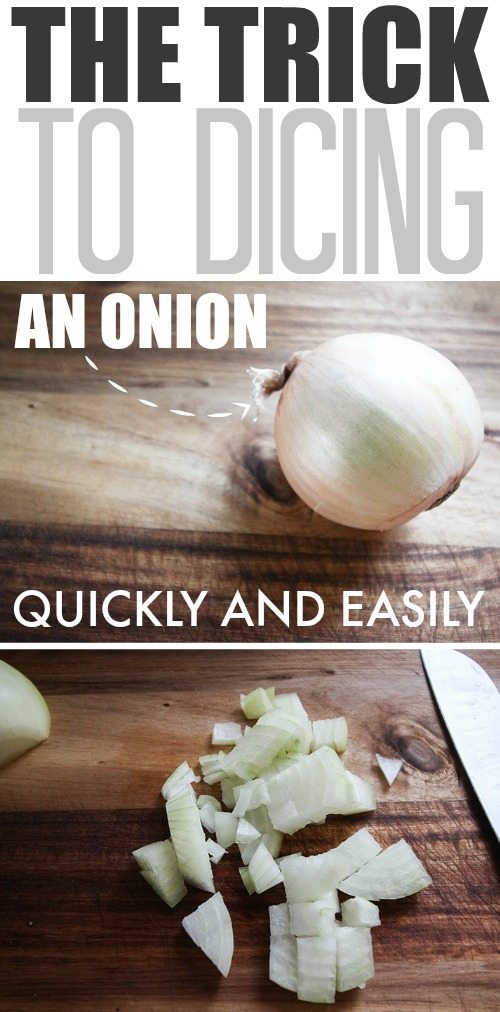 If you've ever wondered if there's a better, more efficient way to dice an onion, there is!