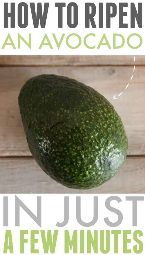 If you need to know how to quickly ripen an avocado, you've come to the right place! This trick will allow you to use your perfectly ripened avocado in about 20 minutes!