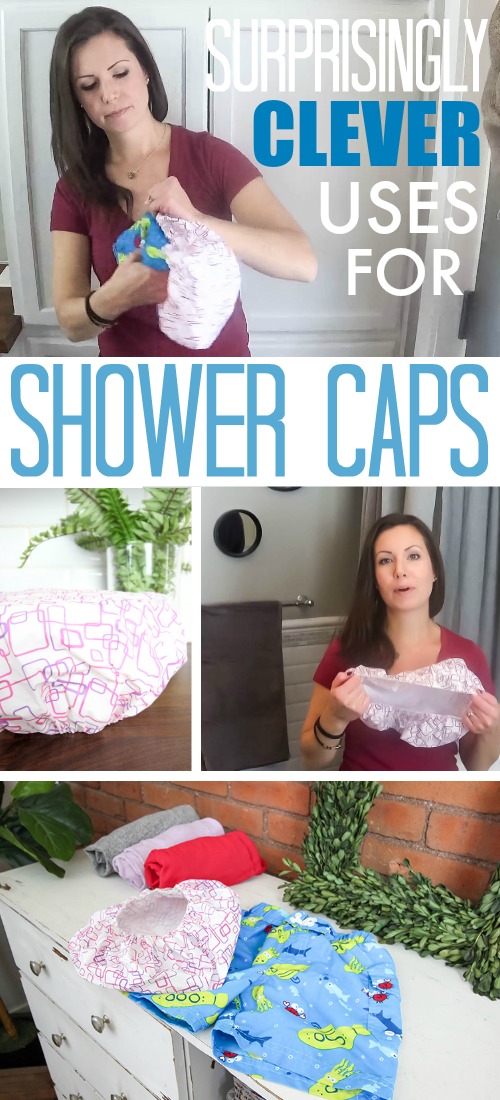 There are so many uses for shower caps other than keeping your hair dry! Put that collection of shower caps from hotels to good use with some of these brilliant ideas!