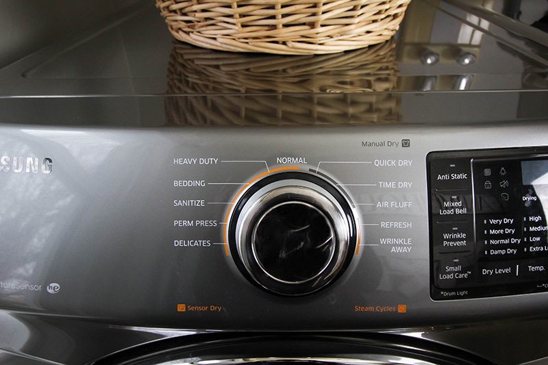 Clean your curtains in the dryer. Select the proper setting.