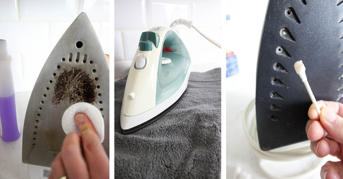 Different techniques for cleaning an iron quickly and easily