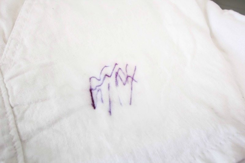 how to remove ink stains from silk clothes