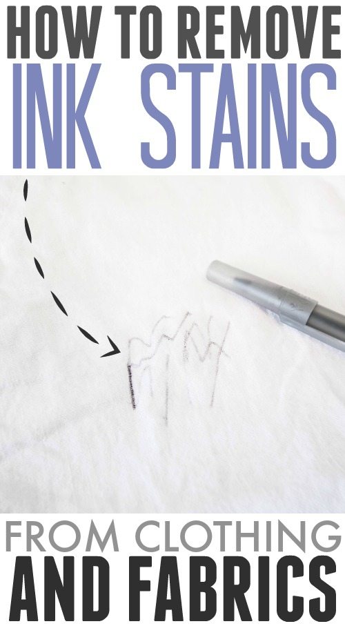  It happens at least once to every parent and while it looks like a big, dramatic problem, it's pretty easy to deal with. Try these tips to remove ink stains from clothing!