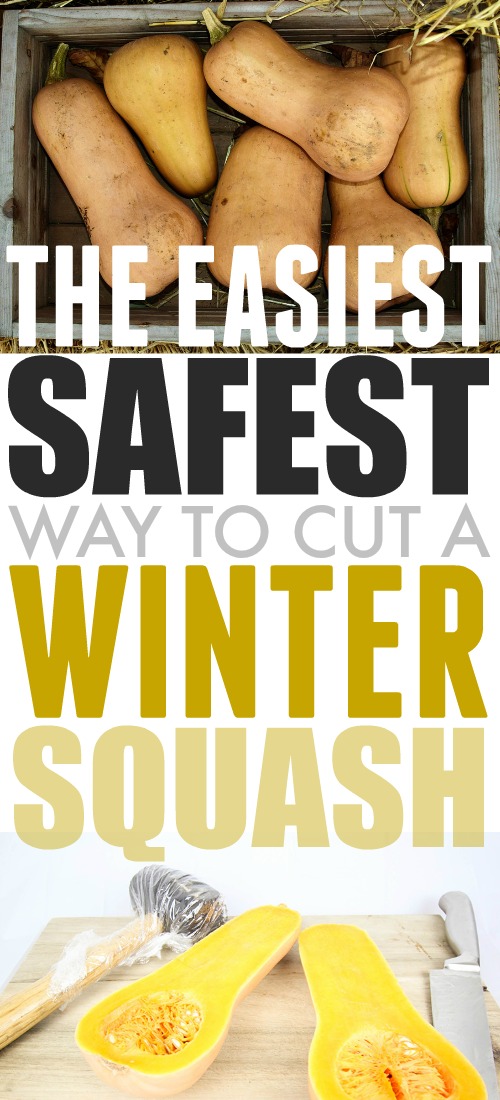I love winter squash! They're delicious and healthy and such great comfort food during the colder months. The only problem is that they can be so hard to cut! Read on to learn how to easily cut a winter squash!