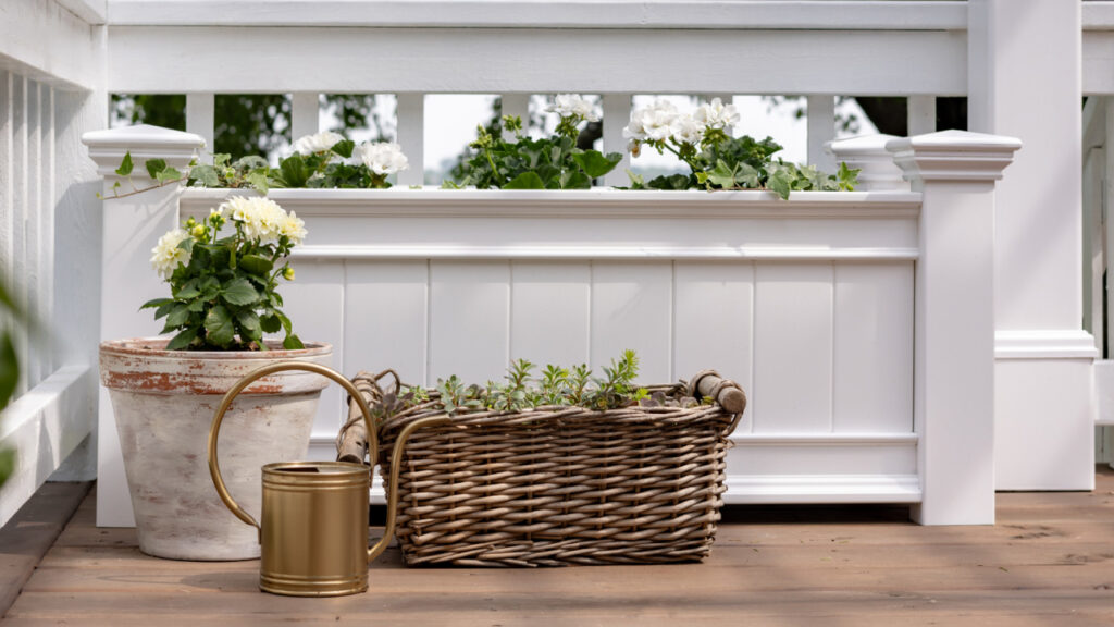 Using Baskets as Planters - The Creek Line House