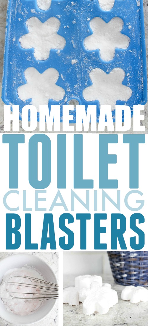 These homemade toilet cleaning tabs are a safe and natural way to blast away stains and buildup on your toilet, plus they're fun to make!