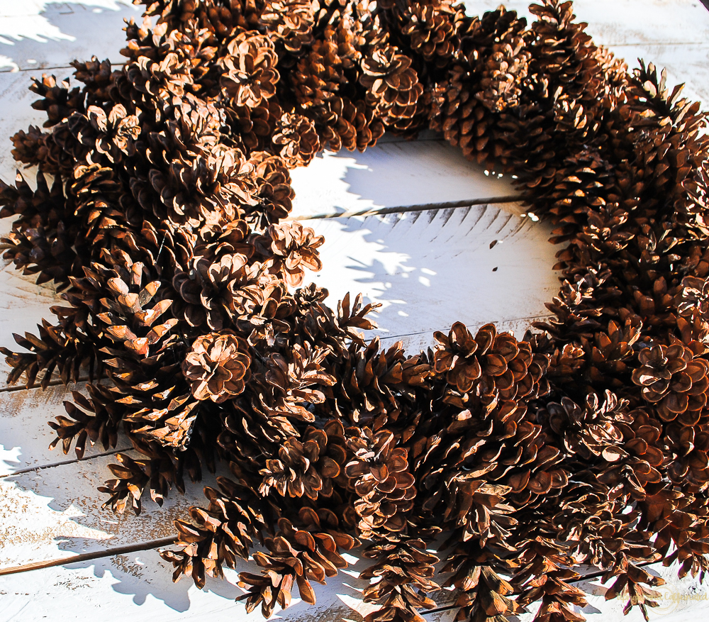 Pine Cone Christmas Wreath