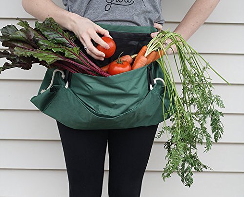 Fun and Practical Gift Ideas for Veggie Gardeners! Roo Garden Apron with Harvesting and Tool Pouches