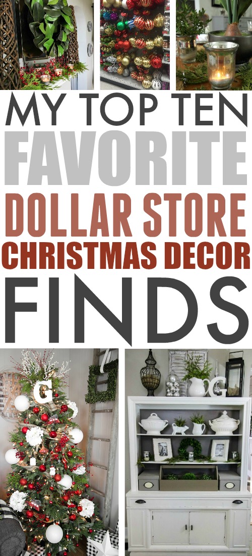 The Christmas decor options at the dollar store might seem really tacky at first, but if you look more closely, you'll see that there are some great classic pieces hidden in there that you'll use again and again! Here are some of my favourite dollar store Christmas decor finds!