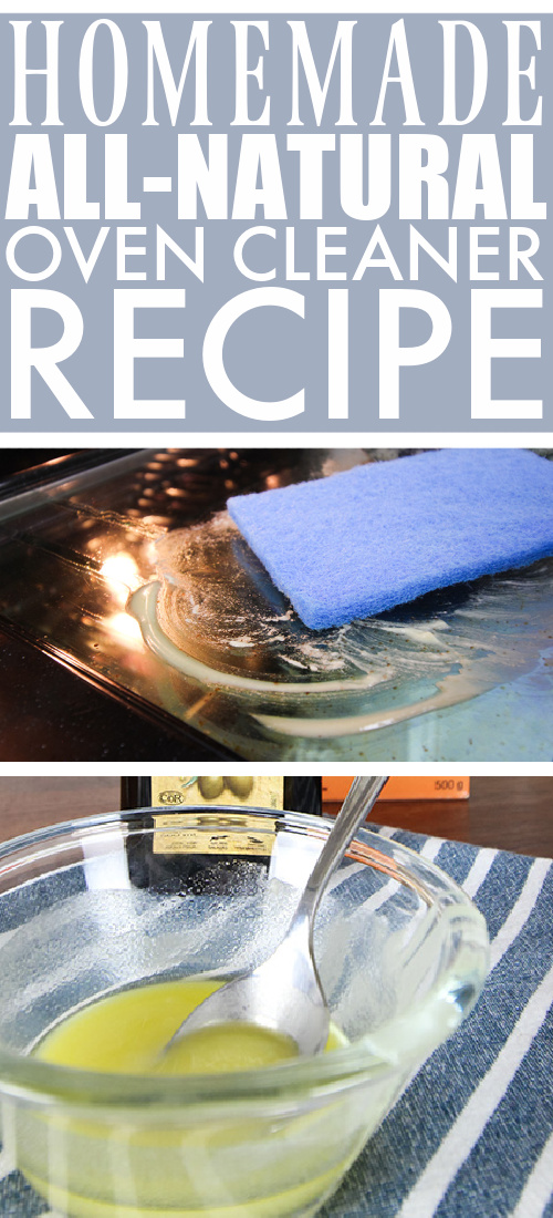 Use this homemade natural oven cleaner the next time you need to clean your oven for shiny results without all the harsh chemicals!