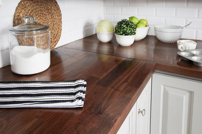 Here's how our IKEA wood counters are holding up after three years.  After Oiling