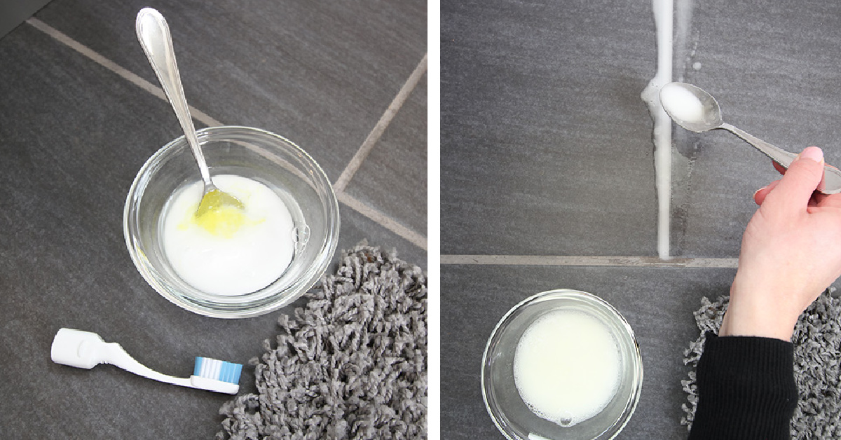 The best homemade grout cleaner recipe.