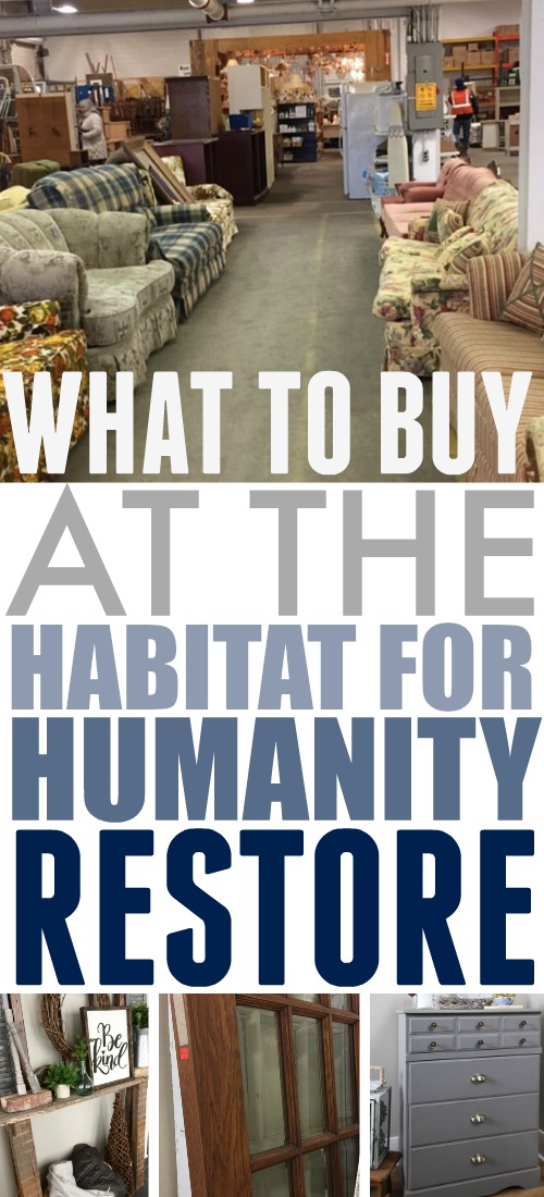 Have you ever wondered just how people find these great items to use in their homes at Habitat for Humanity ReStore locations? It helps to know what to look for. Here's what to buy form the ReStore!