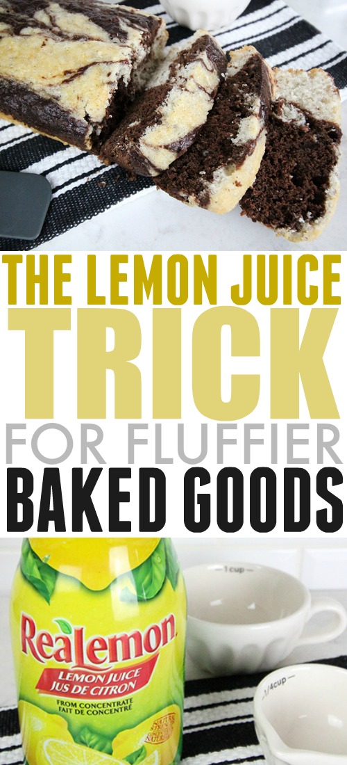 I love a good kitchen trick, and when I heard about this one, it was too simple not to try immediately. :) Here's how to use lemon juice for fluffier baked goods.