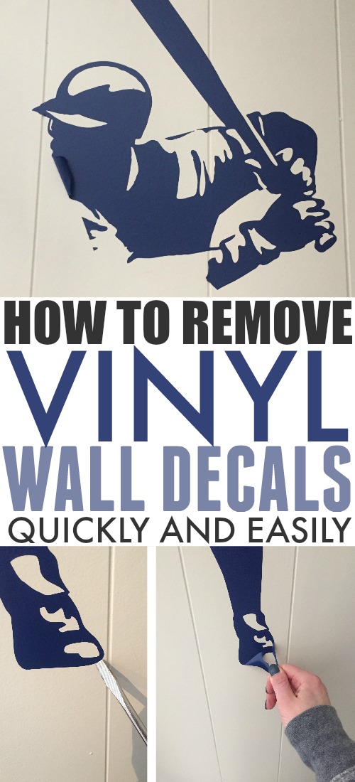 Vinyl wall decals are such a great tool for home decor, but they can also be a bit challenging to take down when you're done with them. Here's how to remove vinyl wall decals easily!