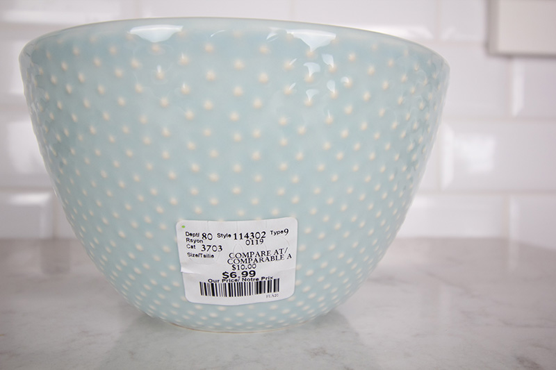 In this post I'll share my method to remove break-apart price stickers from HomeGoods, HomeSense, Winners, Marshall's etc. quickly, easily, and in one piece!