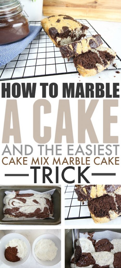 How to Marble a Cake - The Creek Line House