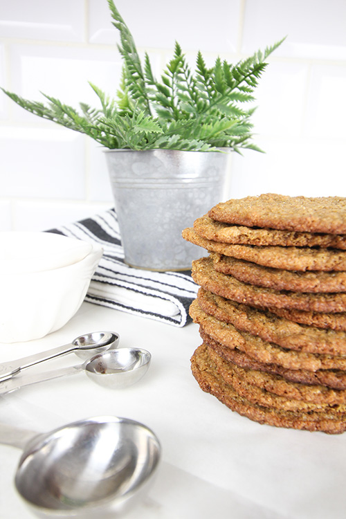 Try these almond butter cookies if you have people in your family who can't/won't eat classic peanut butter cookies! A great, simple cookie!