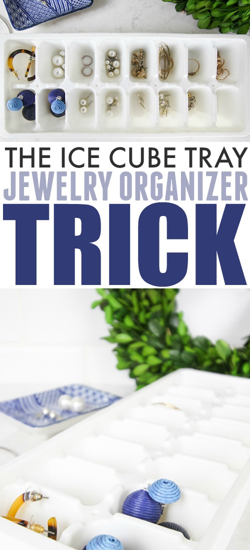 Look no further than your kitchen cupboard if you've been looking for the perfect solution to organize all of your small jewelry and accessory pieces! The ice cube tray jewelry organizer to the rescue!