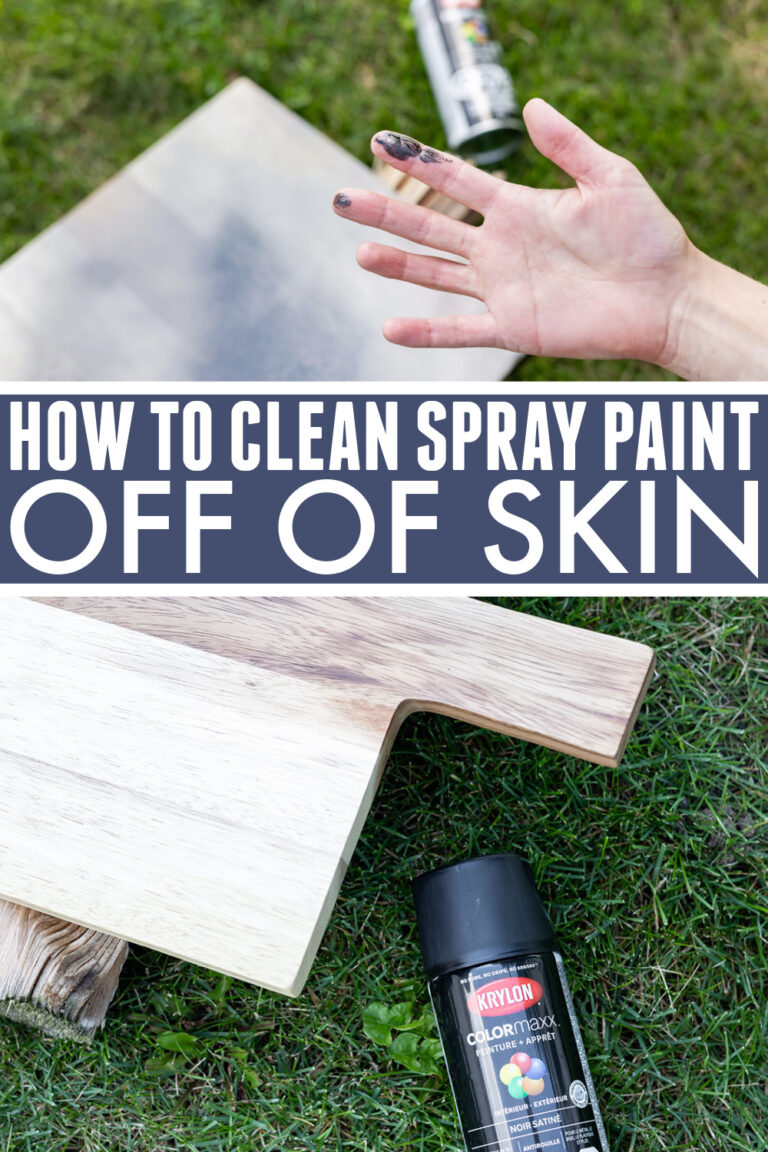 How to Get Spray Paint Off Skin The Creek Line House
