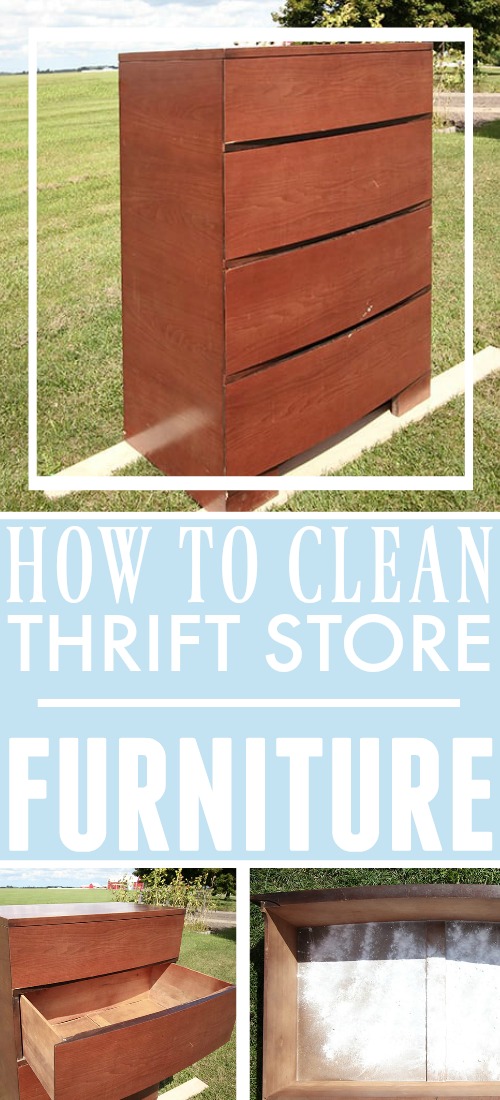 Cleaning Thrift Store Furniture