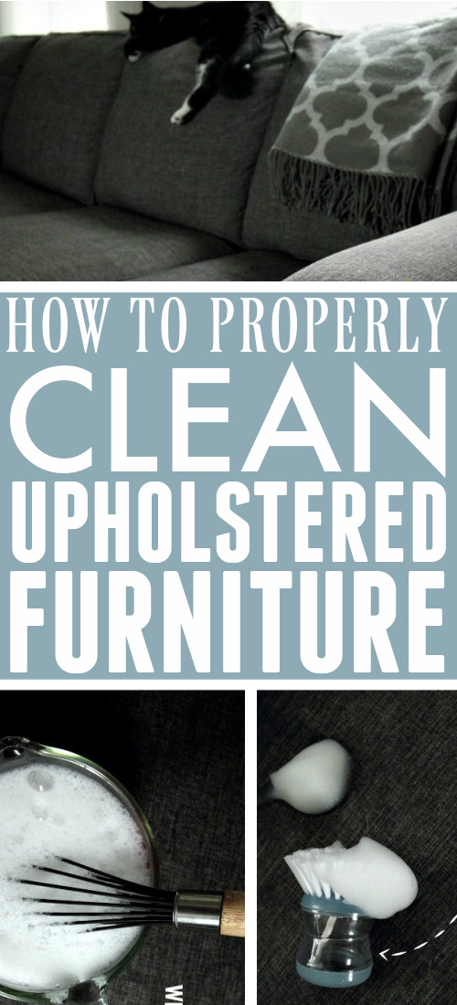 Knowing how to properly clean upholstery is so useful when you have pets and kids! You can do it with things you probably already have in your home!
