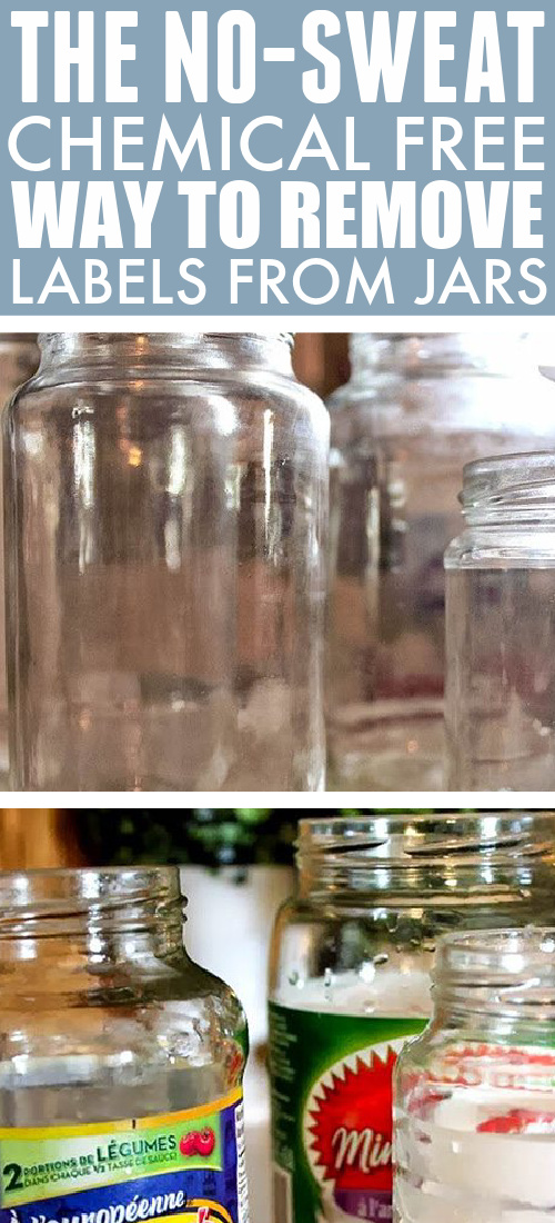 The best way to remove labels from jars!  We'll show you how to remove glue from glass without using harsh chemicals so your jars will be ready for a new life!