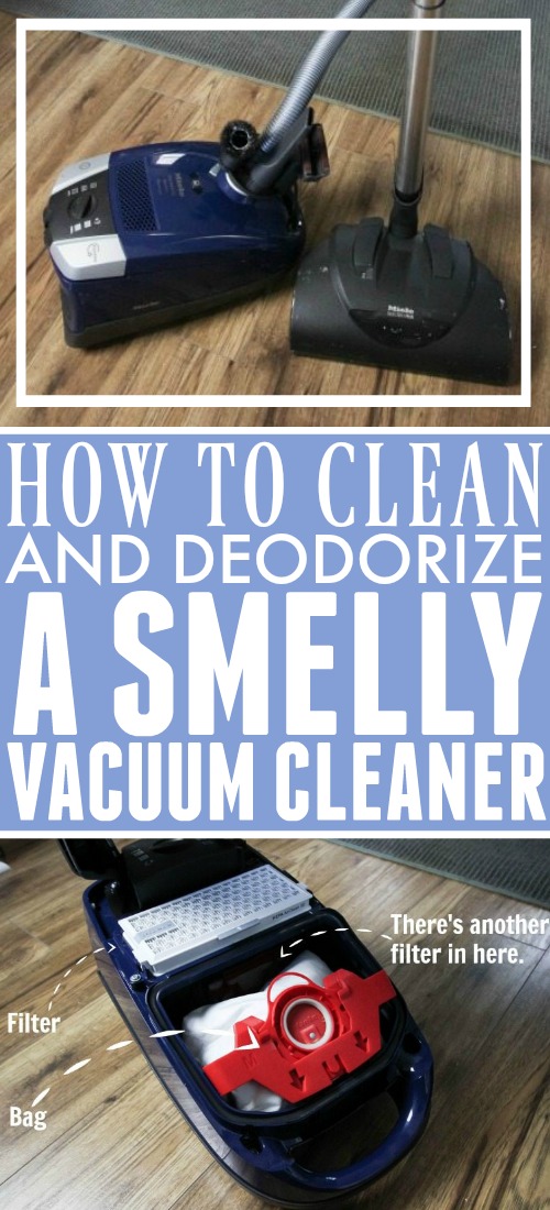 If your vacuum smells bad, this will help you out! Here's how to deodorize your vacuum cleaner so you can breathe freely again.