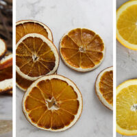 Dried Orange Slices for Christmas