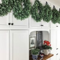 How to Hang Wreaths on Cabinet Doors