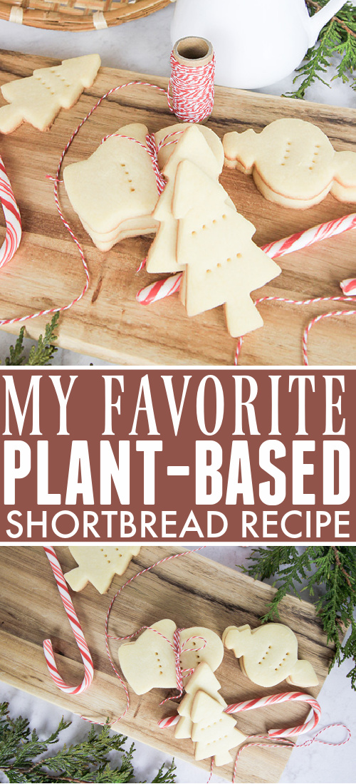 In my opinion, shortbread cookies are absolutely essential at Christmas time, even if you eat a plant-based diet! Try this recipe for plant-based shortbread cookies for your plant-eating friends and family, or just for yourself!