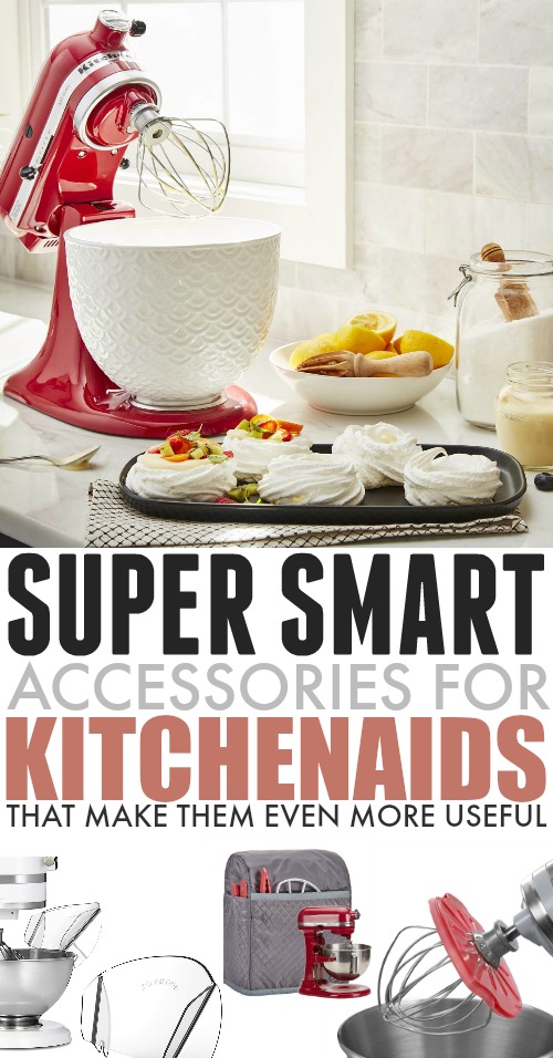 These Kitchenaid mixer accessories will make you love your mixer even more than you already do! I love all the little things you can find now to help make cooking and baking more efficient and clean up even easier!