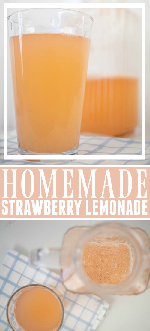 Try this simple homemade strawberry lemonade recipe for something a little fun, whether it's just with lunch, or for a special celebration.