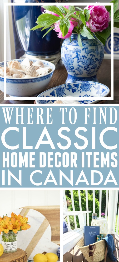 Purveyors of classic home decor are becoming easier and easier to find, but most of my favourites have always been American stores, which often don't ship to Canada, so I did a little research. Here's where to shop for classic home decor in Canada!