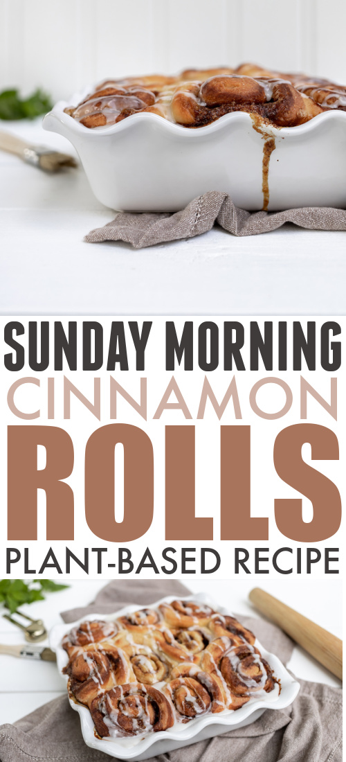 Sharing my favourite Sunday Morning Cinnamon Rolls Recipe today! This recipe happens to be plant-based, but feel free to use whatever non-plant-based substitutions you like instead.