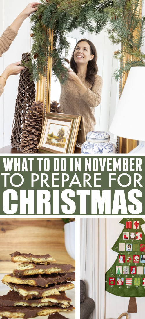 This is the ninth post in a year-long series all about taking baby steps to prepare for a stress-free Christmas. Here’s what to do in November to get ready for Christmas!