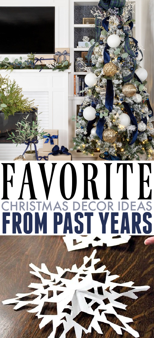I thought it would be really fun to put together a little gallery of some past ideas that I still really love. Here are some favourite Christmas decorating ideas from past years!