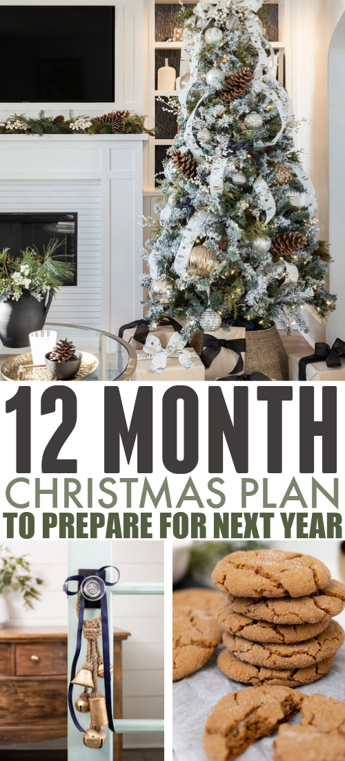 Last year I developed a new system that really helped me. Here's my 12 month Christmas plan to prepare for a less stressful, more fun holiday season next year!
