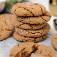 Plant-Based Ginger Molasses Cookies