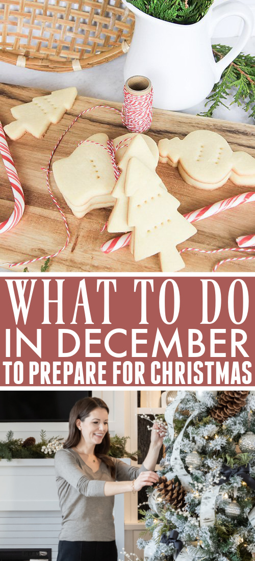 This is the tenth post in a year-long series all about taking baby steps to prepare for a stress-free Christmas. Here’s what to do in December to get ready for Christmas!