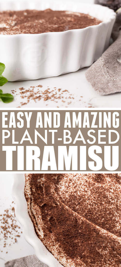 This is the perfect dessert for any celebration, big or small. Here's my plant-based tiramisu recipe with a fun shortcut that makes it so easy to enjoy any time.