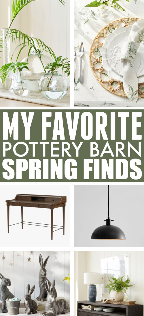 I just love Pottery Barn and I always have. I thought it would be fun to share some of my favourite new releases of theirs from their early spring collection today.