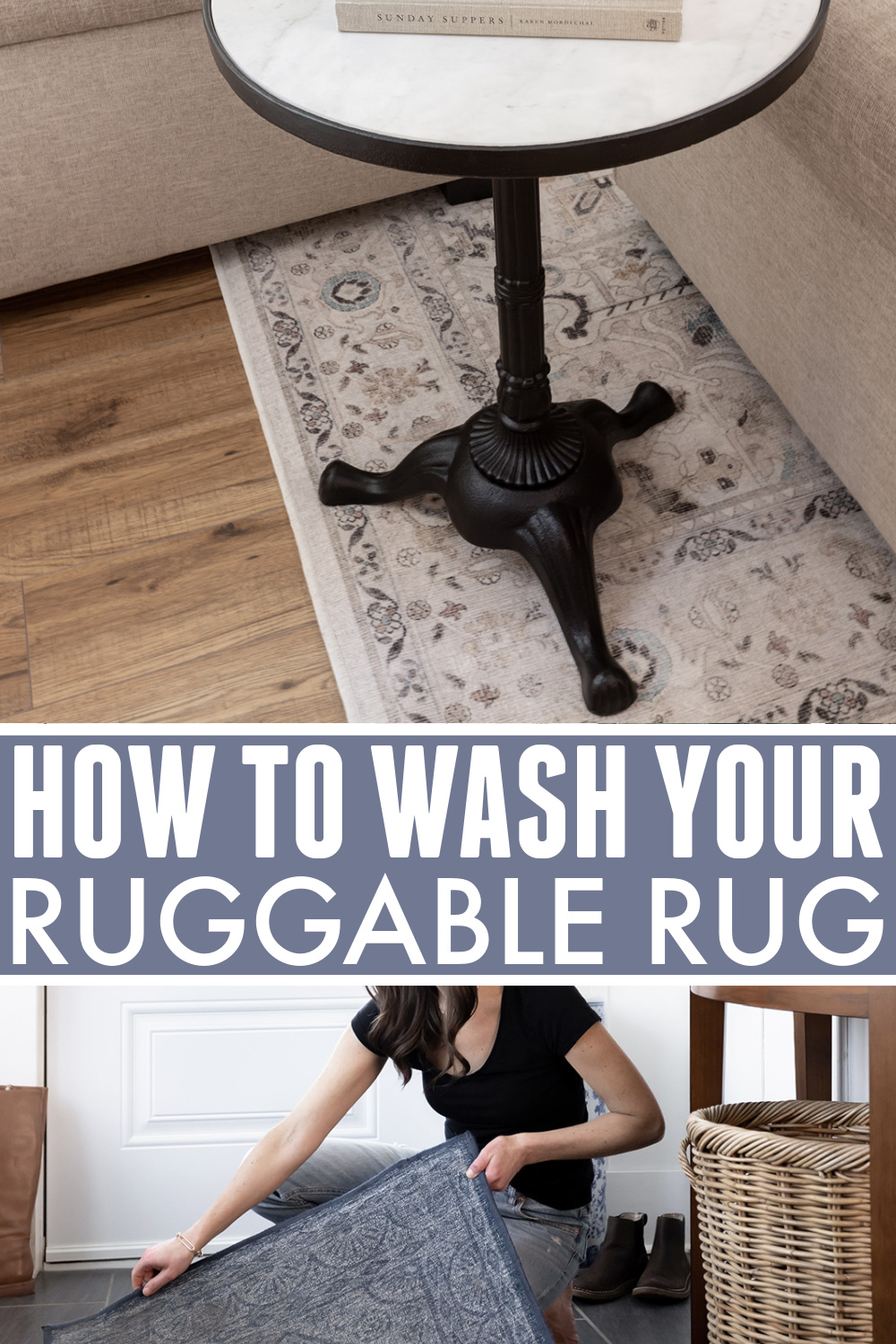 Washing a Washable Rug - Step by Step