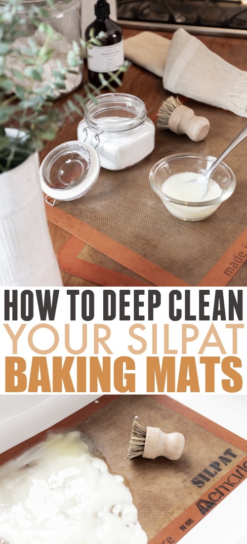 If you use your silicone baking mats often, they've probably gotten a bit stained and may even have an odour. Here's how to clean silpats easily and effectively!