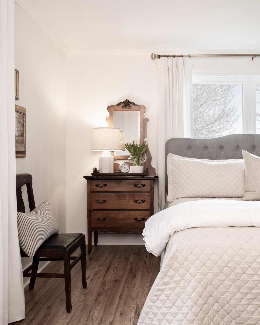 Come for a little tour of some of the updates we just finished up in our bedroom! It's the small design details that really make the biggest difference when it comes to creating a room that just feels right.