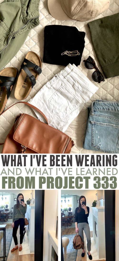 Giving you a little update on how I'm doing so far this spring with Project 333! Here's what I've been wearing and what I've been learning.